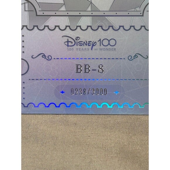 Star Wars BB-8 Disney100 Kakawow Refractor Ticket Jumbo Card Limited Ed. #238 - Picture 2 of 7